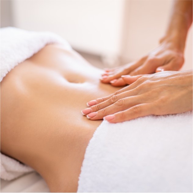 Abdomen and back Post-Operative Massage